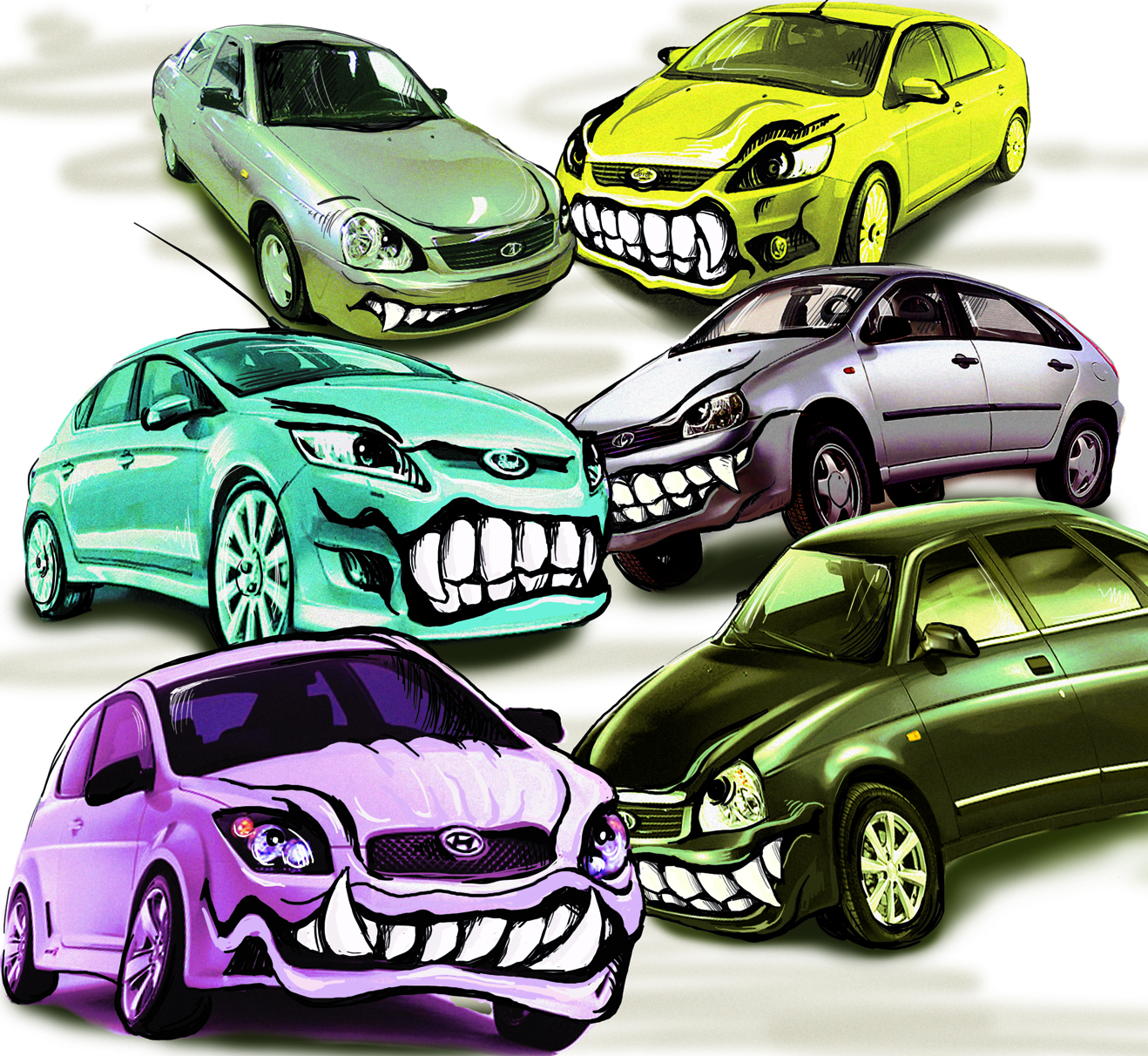 Иллюстрация для темы недели журнала "Эксперт Волга"(2008)