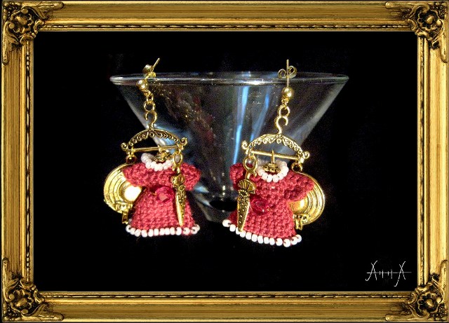серьги "Французские зинтики"