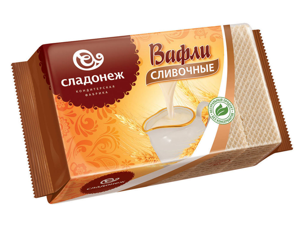 Вафли Сливочные