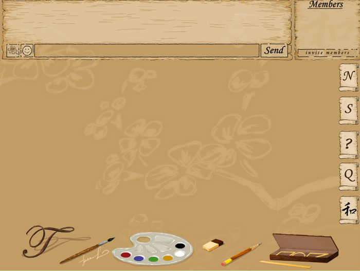 Интерфейс для программы рисования на форум