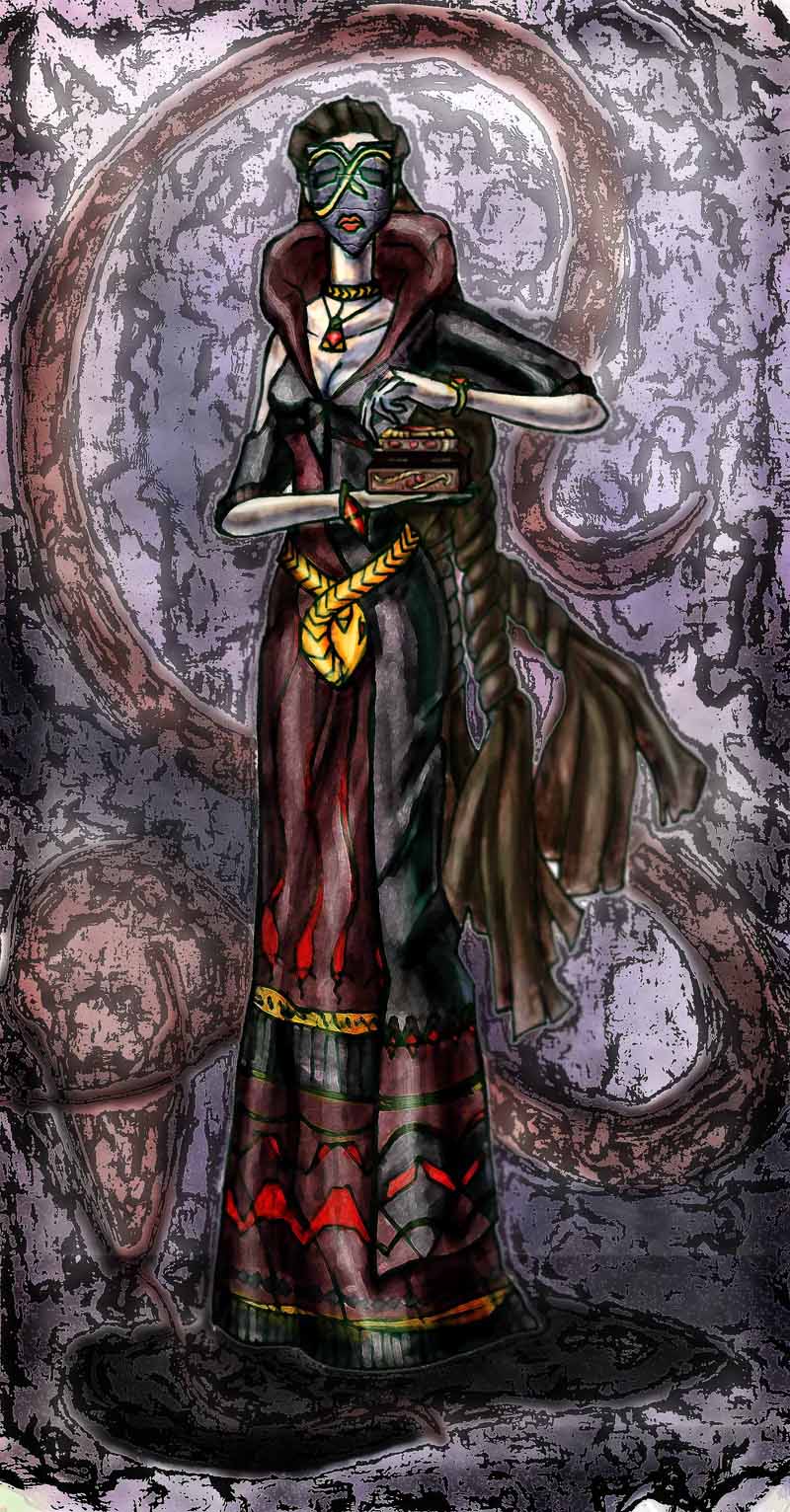 Скетч для разработки персонажа "Теалис"