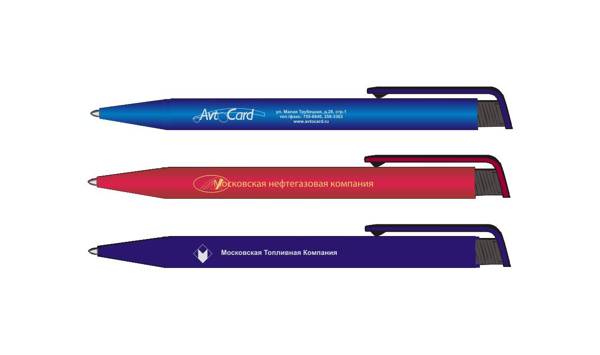 ручки, нанесение