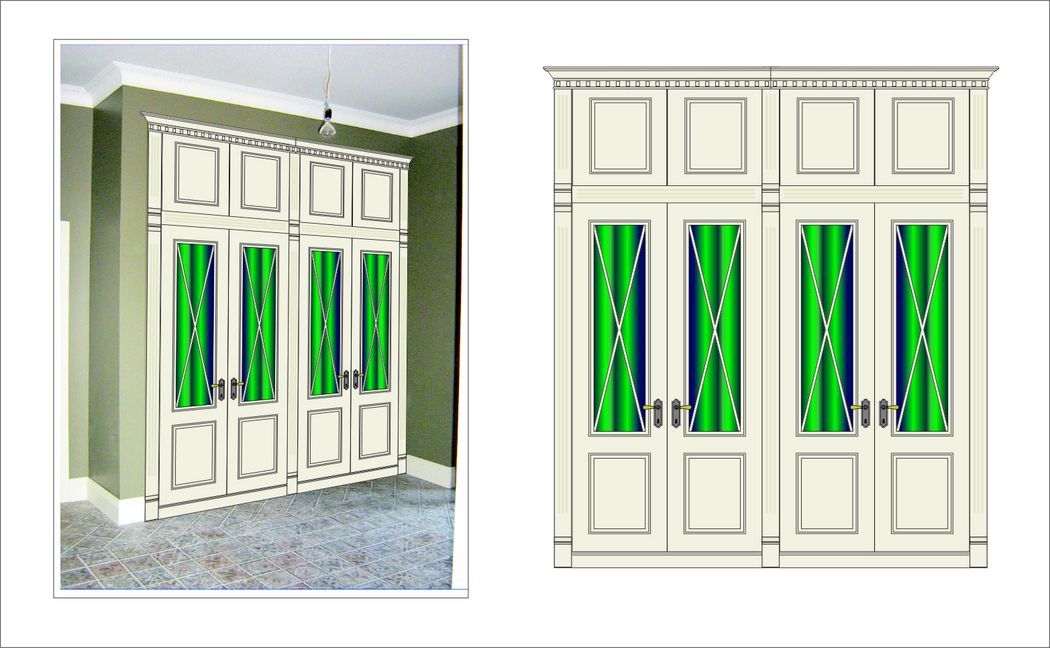 чертеж прихожей