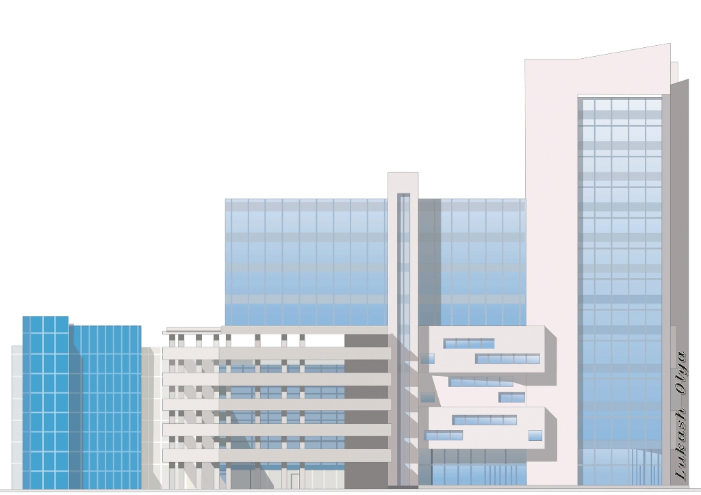 Векторное здание 4