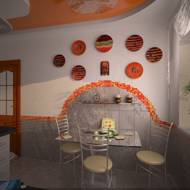 Кухня. вариант 2. ракурс 3.