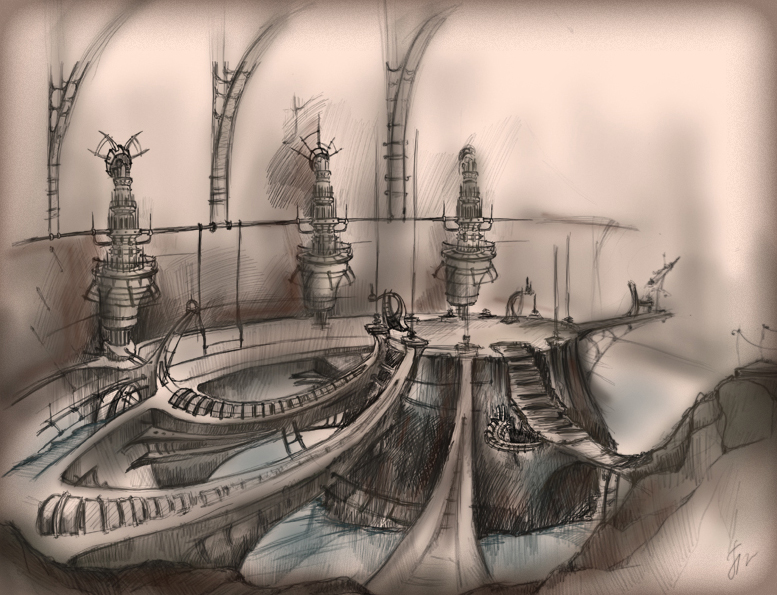 набросок локации