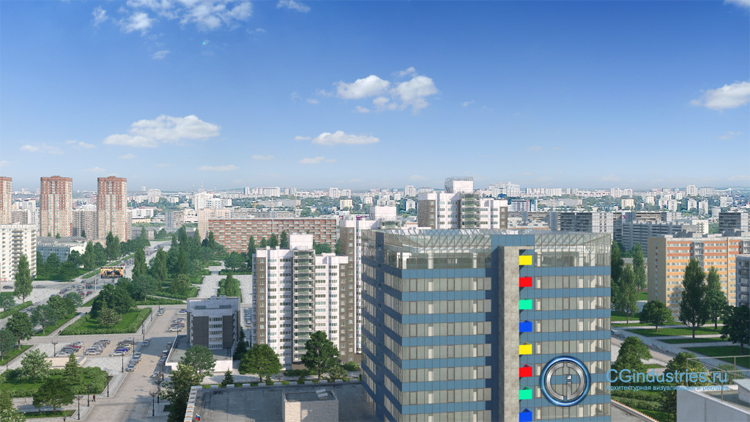 Анимация микрорайона Перово