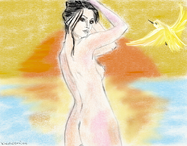 Оранжевое солнце