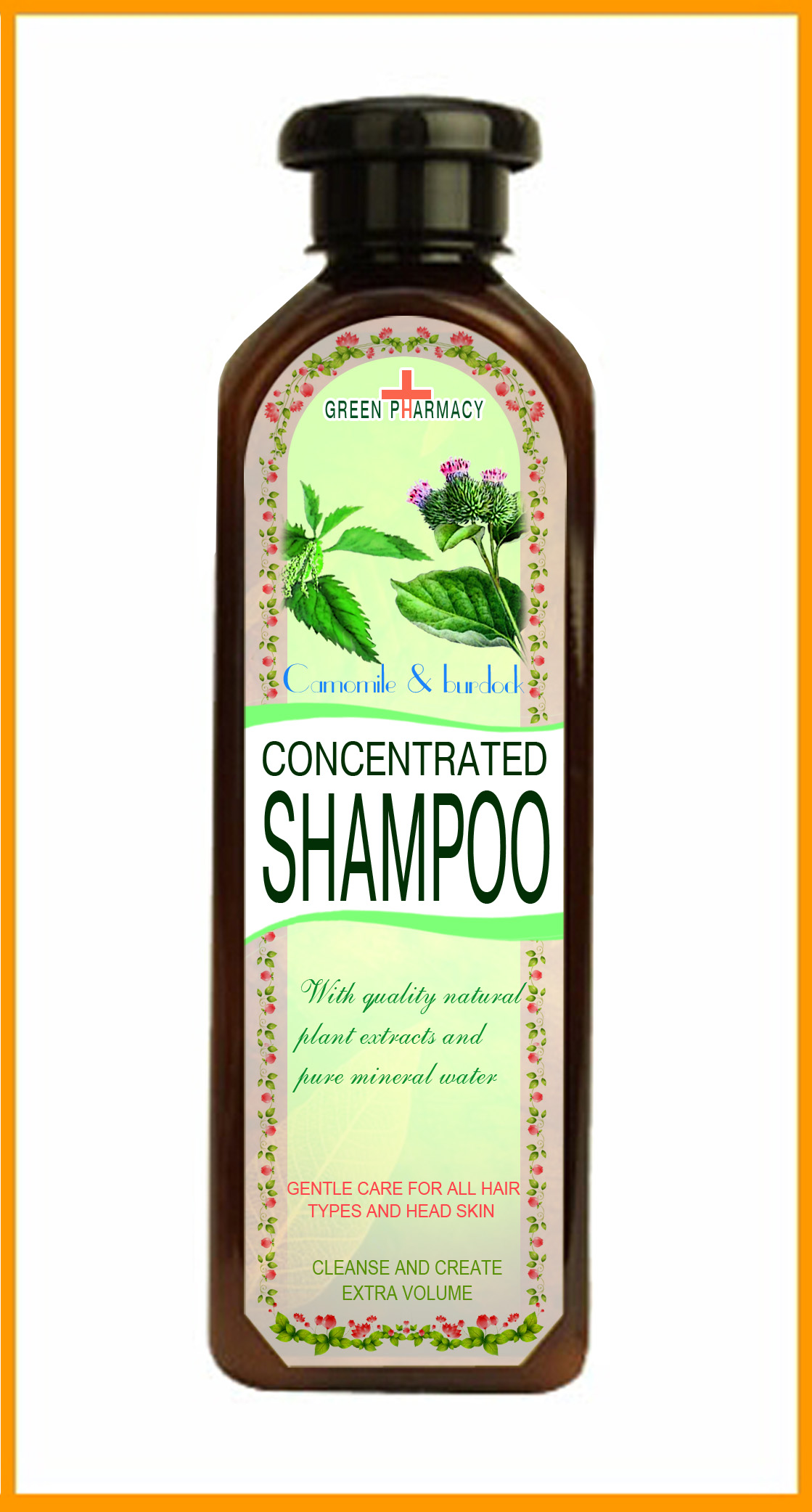 Дизайн этикетки на шампунь