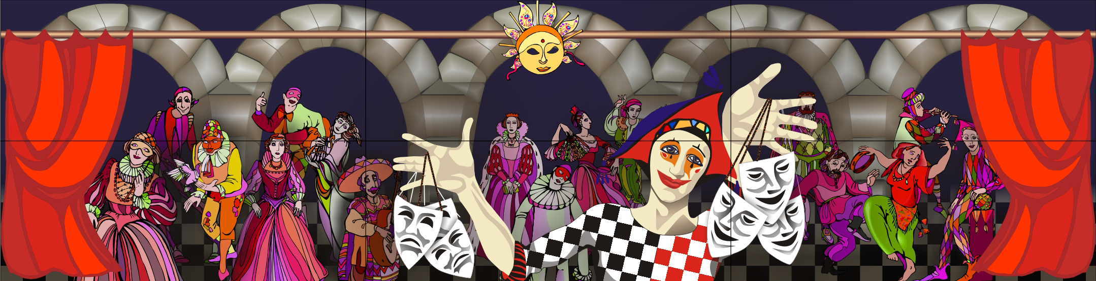 Экран для РЦ "Маска" г. Рязань