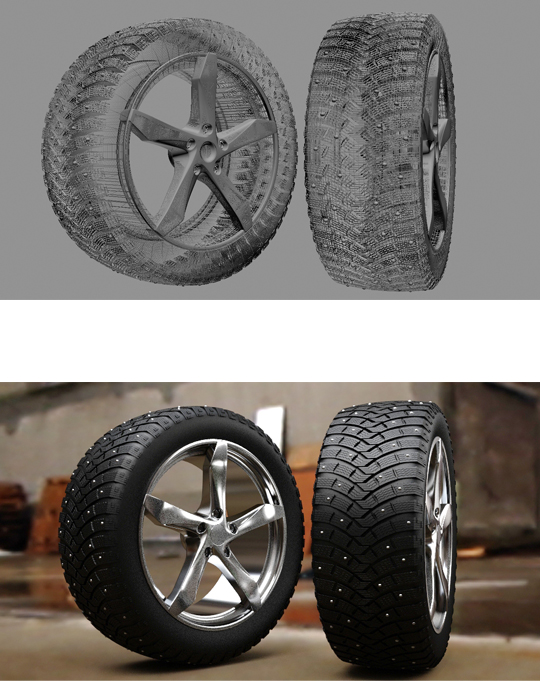 Диск и покрышка