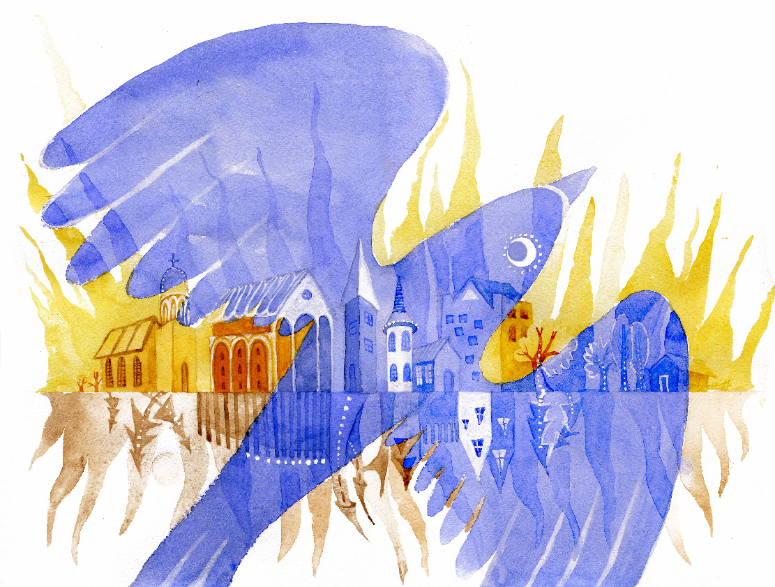 Иллюстрации к сказке "Три подземных царства"