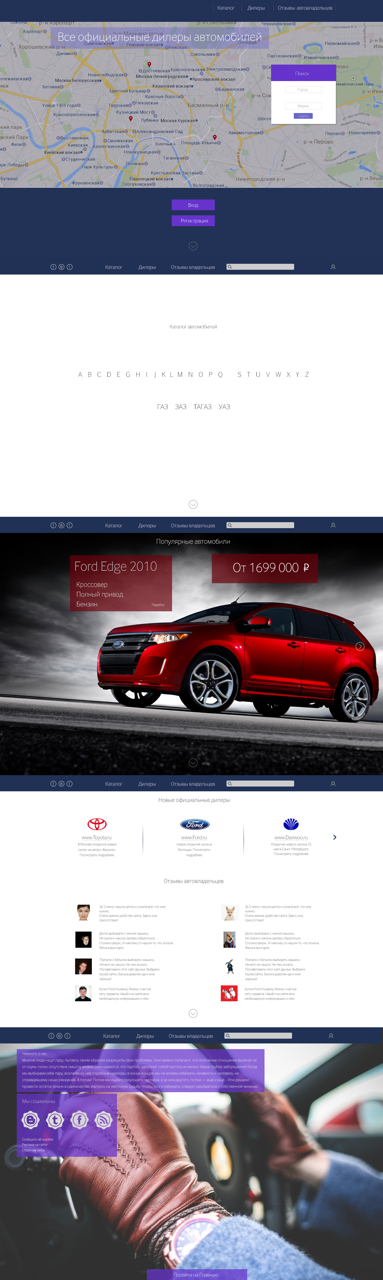 Официальные дилеры автомобилей