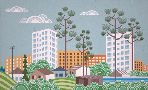 Вид из окна