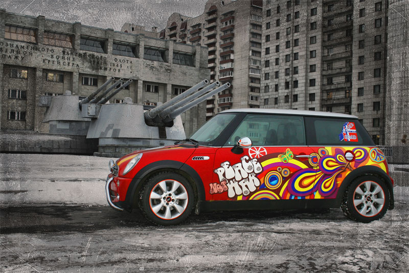 Mini Cooper *Peace Not War*