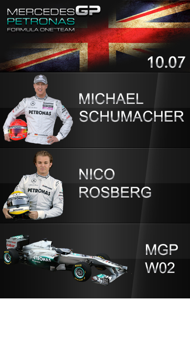 Интерфейс группы "Mercedes GP Petronas"