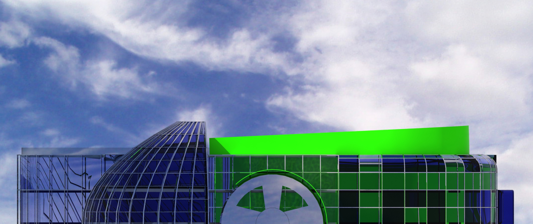 Фасад музея автомобилей