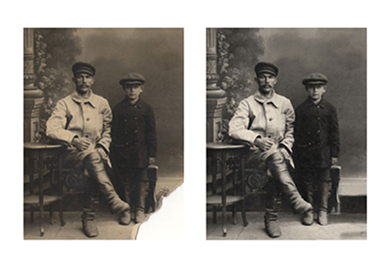 восстановление старого фото