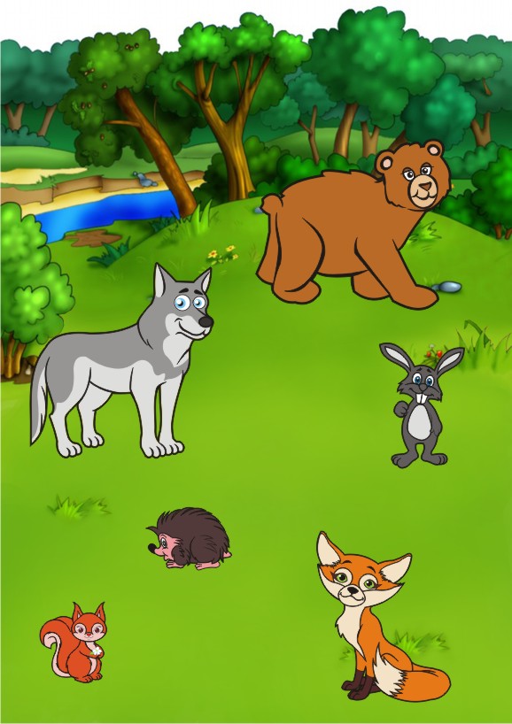 Разработка детской игры "В мире животных"