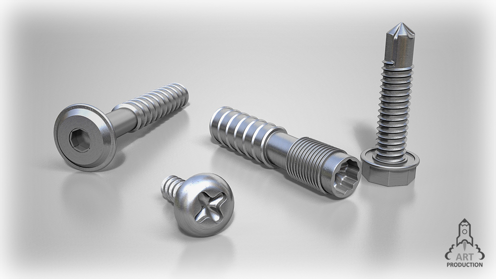 3D визуализация металлических изделий