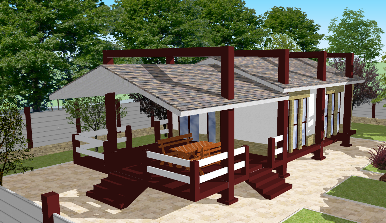 Визуализация здания жилого дома