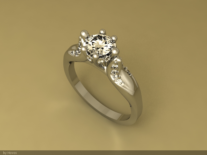 кольцо с каратником