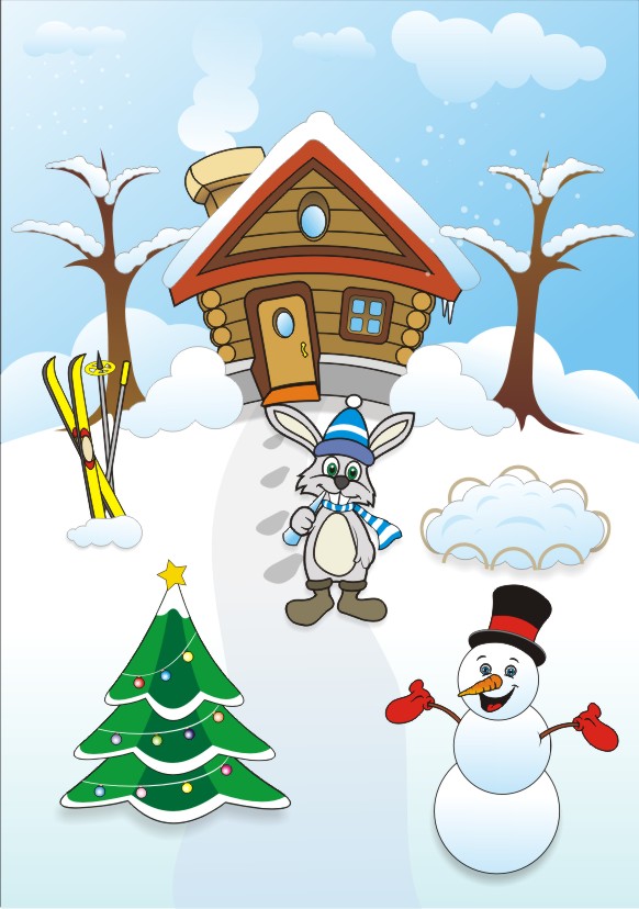 Разработка детской игры "Времена года"