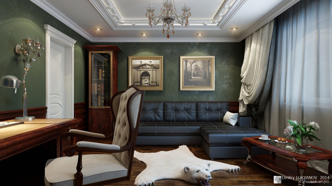 Гостиная-кабинет