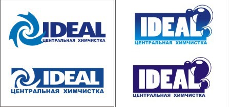 лого для химчистки "IDEAL"