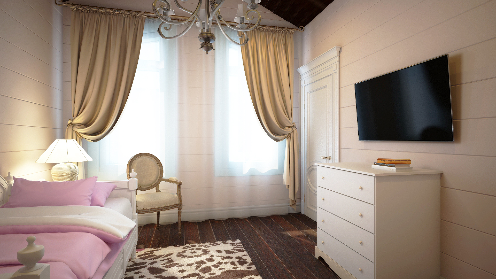 Комната няни.Дом в Комарово.