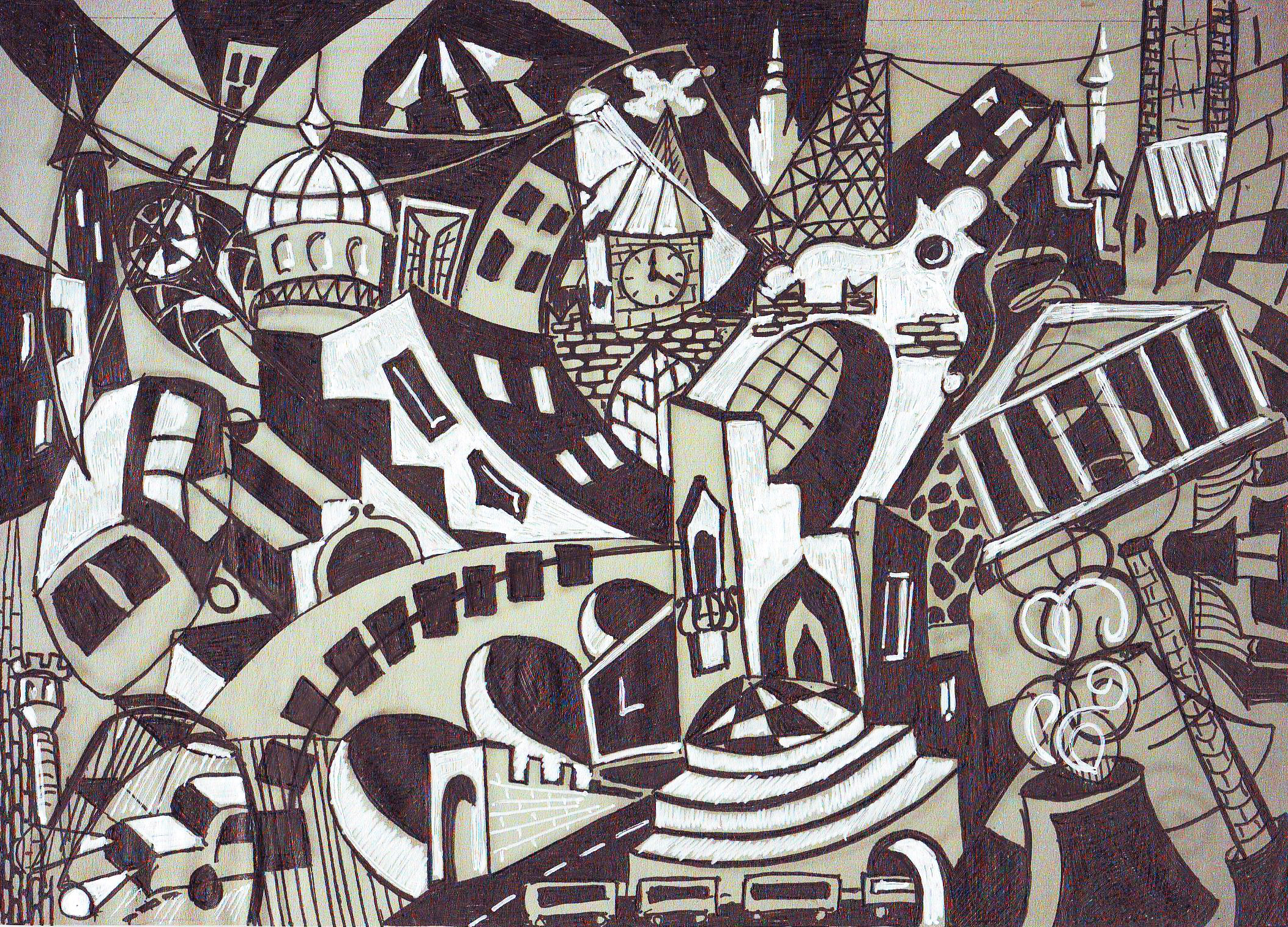 Шум столицы.