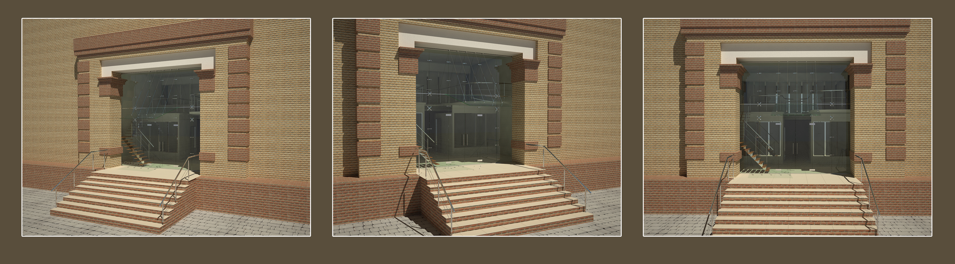 проект безрамного остекления фасада