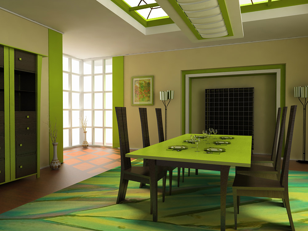 Проект набора мебели для столовой зоны2