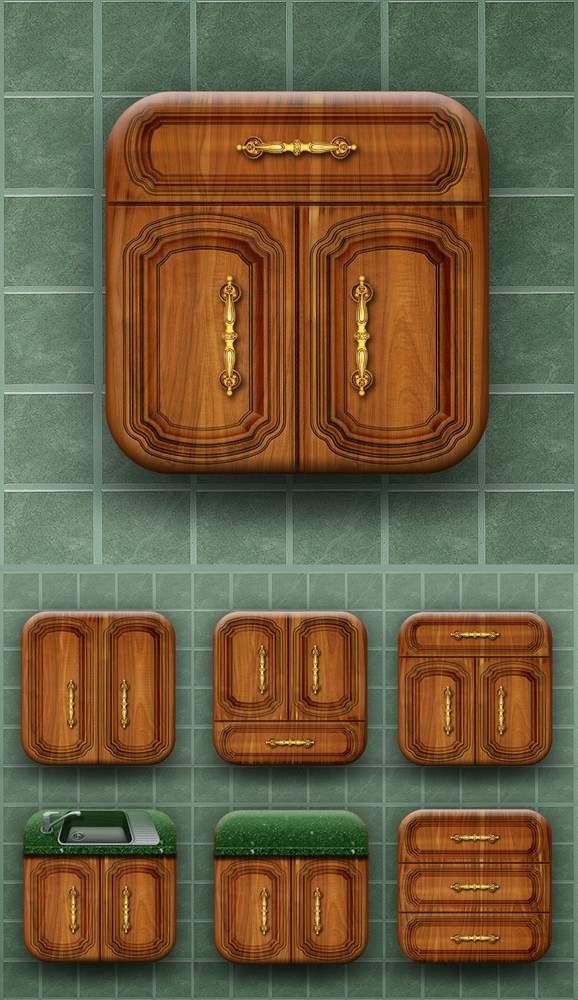 иконки мебель