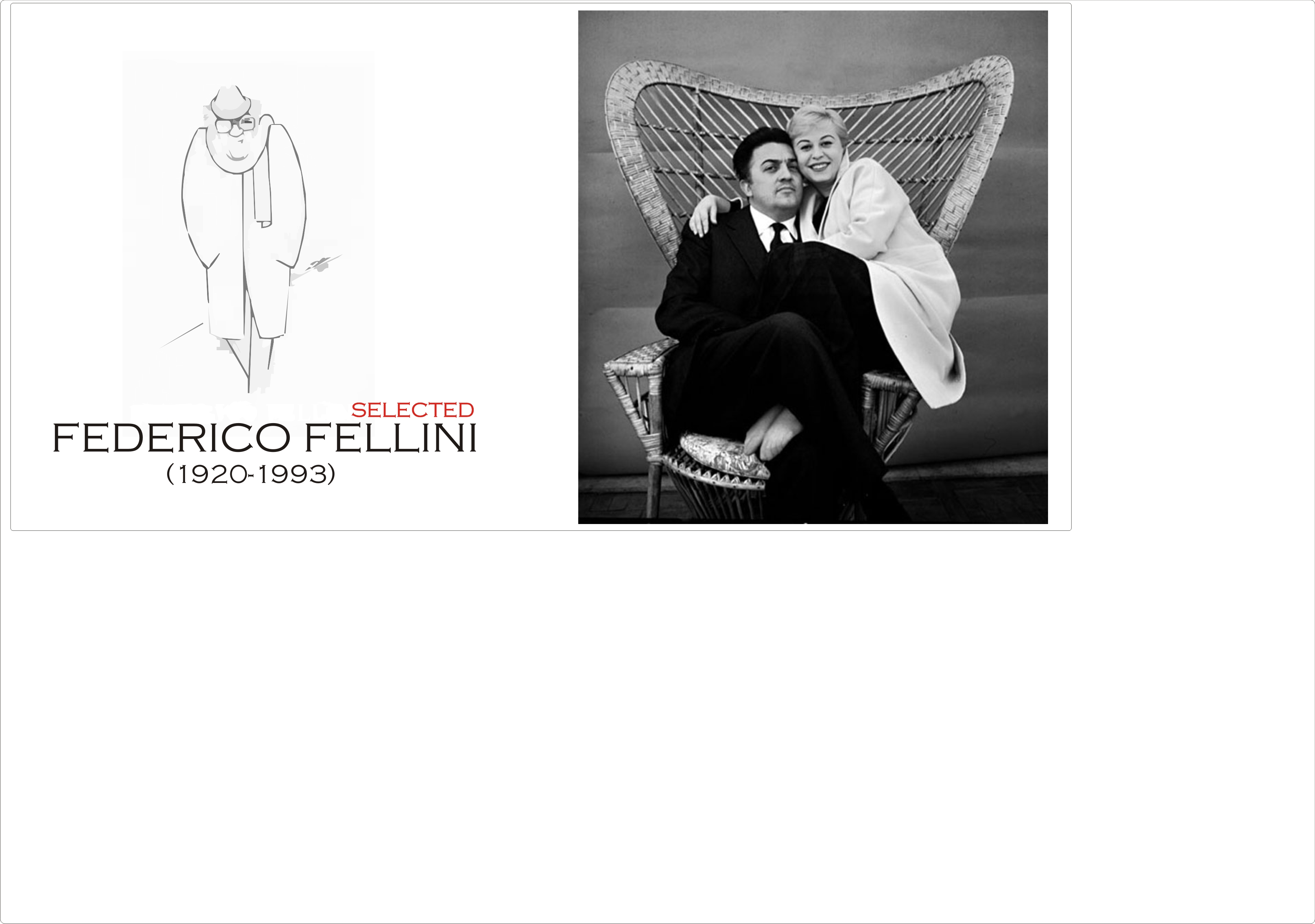 обложка диска с творениями Федерико Феллини
