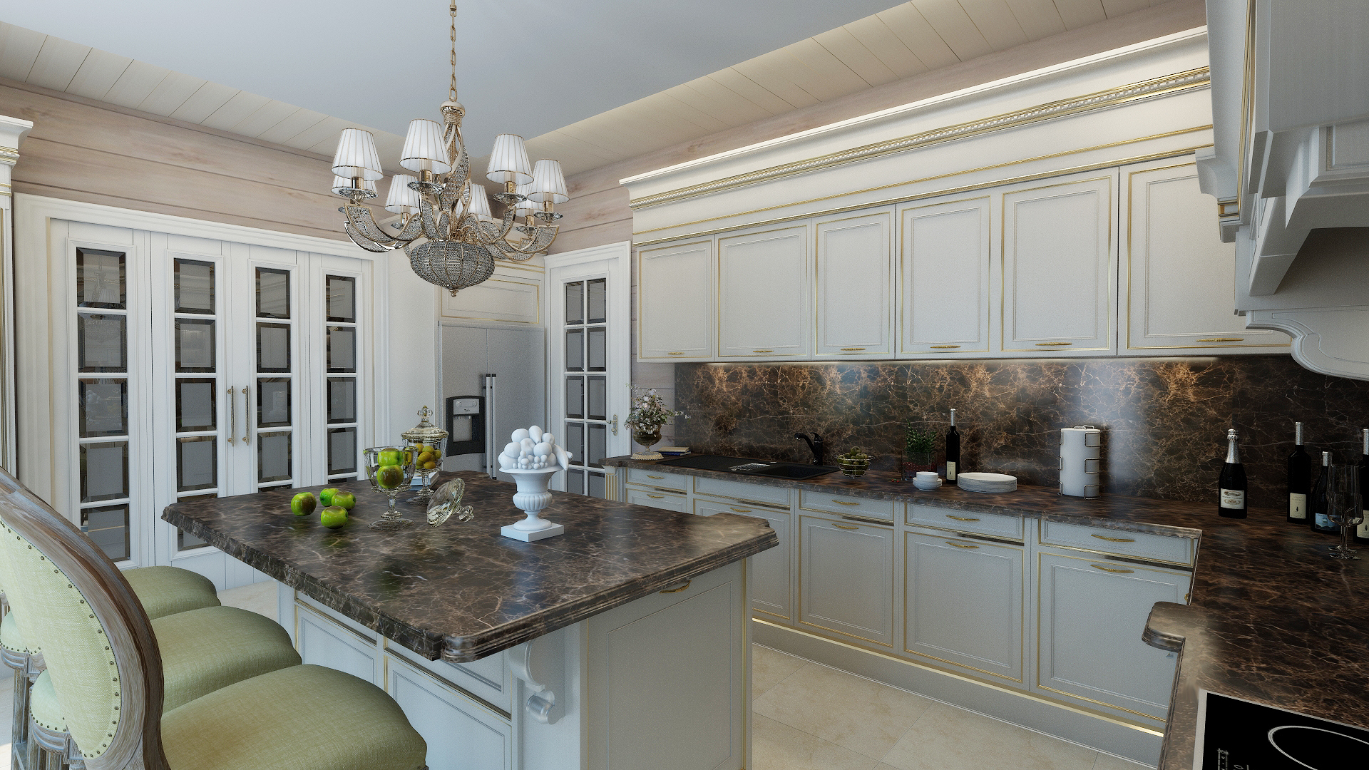 Кухня.Дом в Комарово.