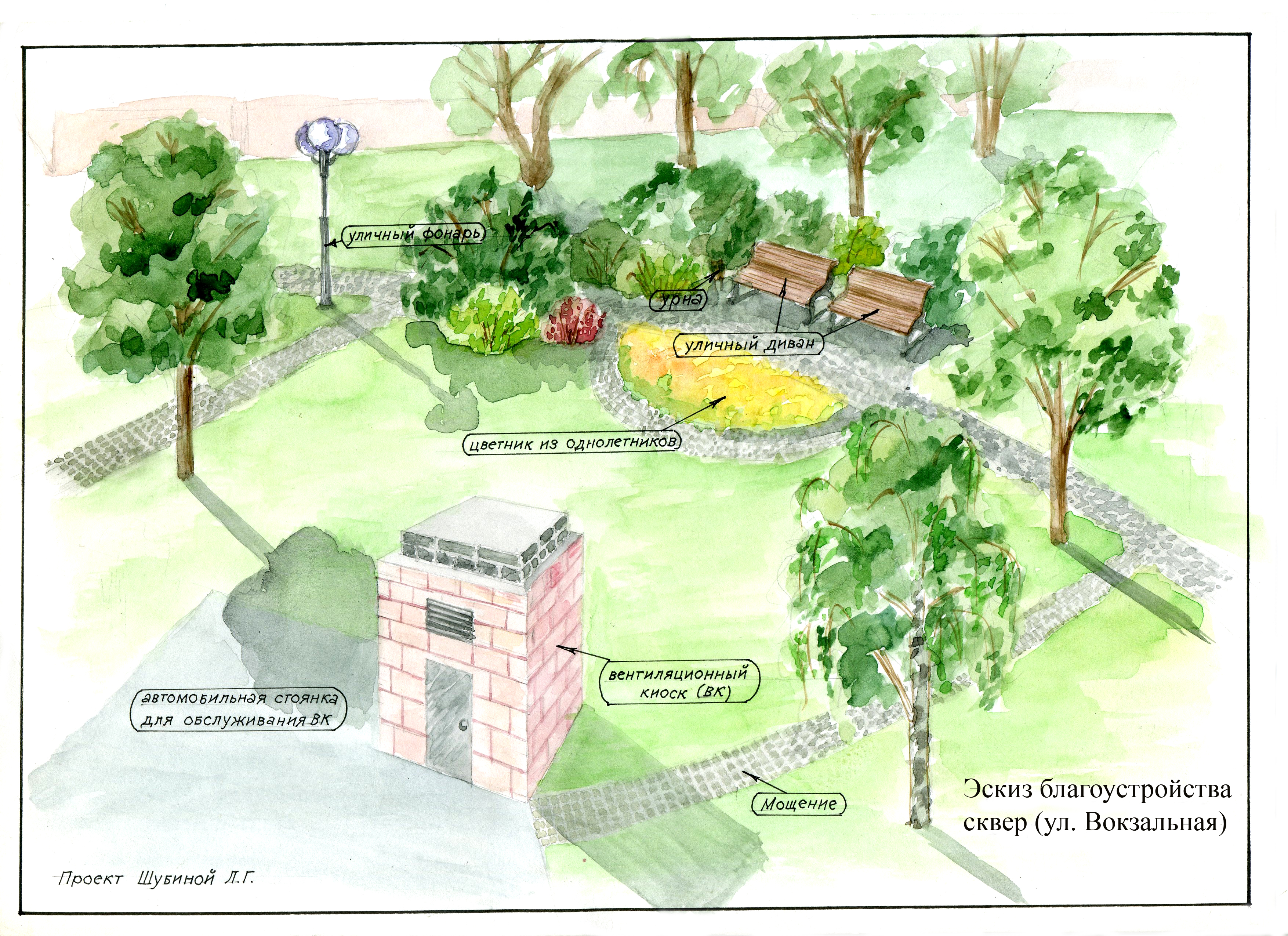 Городское благоустройство. Реконструкция благоустройства и озеленения