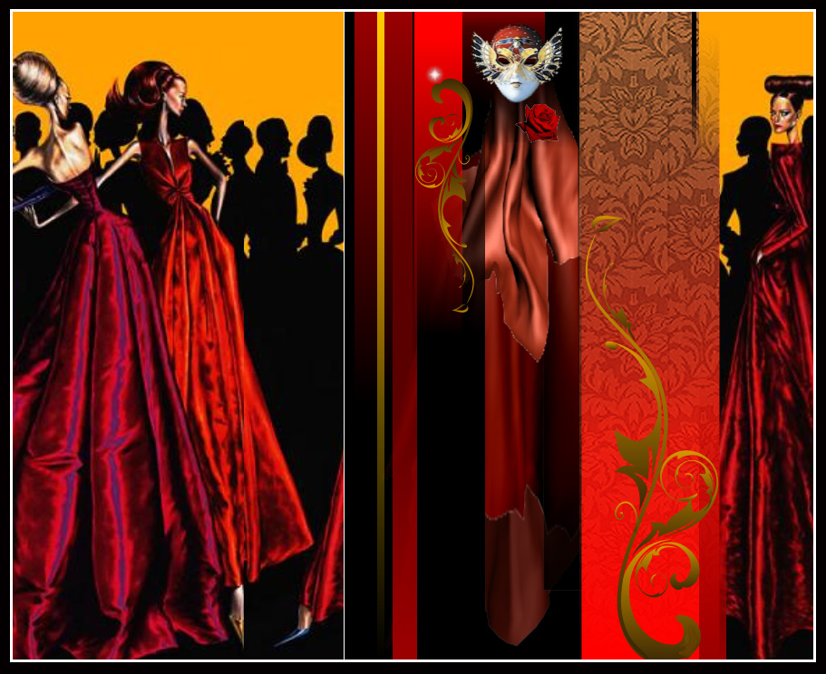 маска на красном балу