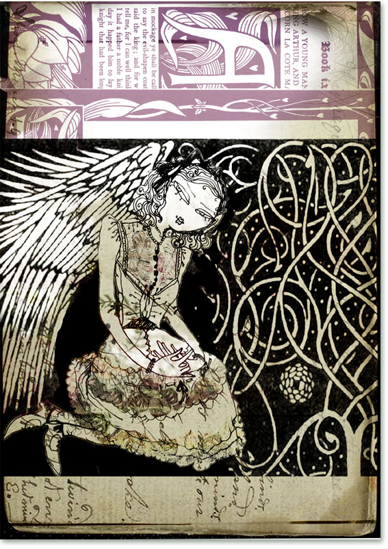 Эскиз к коллекции "Кукла для Бердслея"