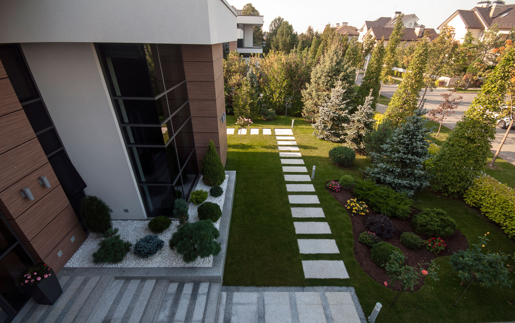 дом в стиле МИНИМАЛИЗМ (фасады)