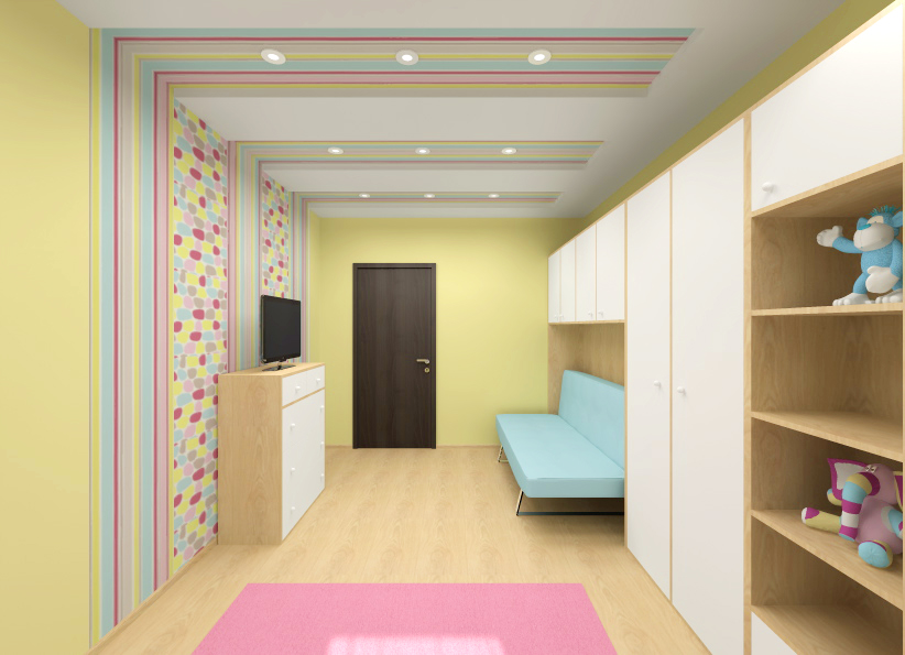 Трёхкомнатная квартира для молодой пары