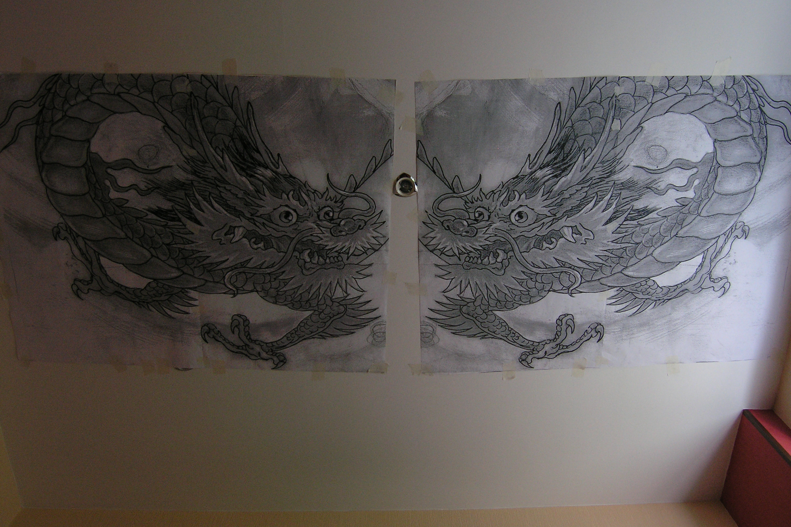 Рисунок под роспись на потолке 2