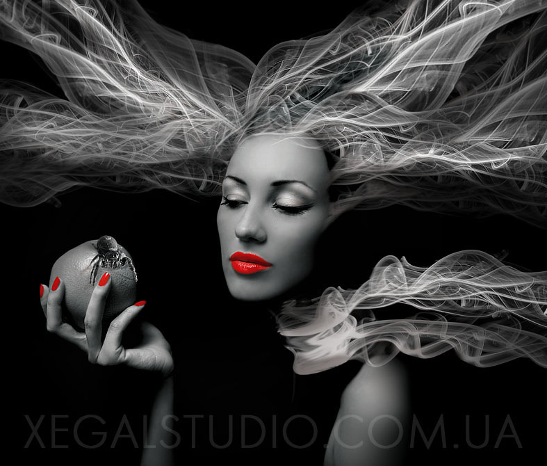 "Черная вдова" (художественная фотография)