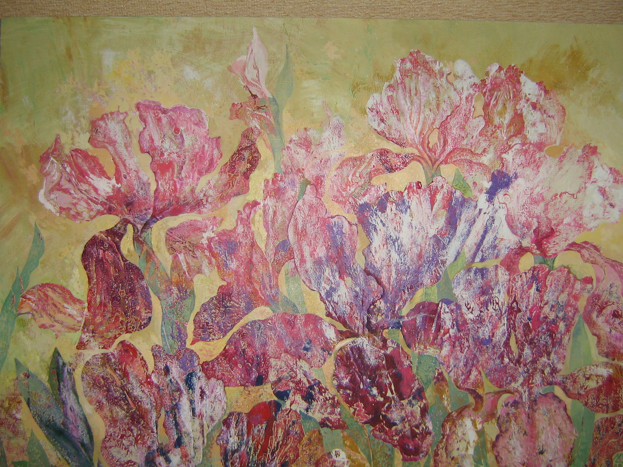 Ирисы. 60 на 80 см
