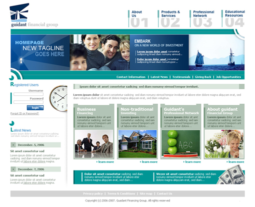 Financial-Services-Web-Si te