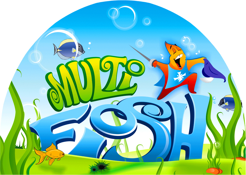 Стекло игры "Multi fish"