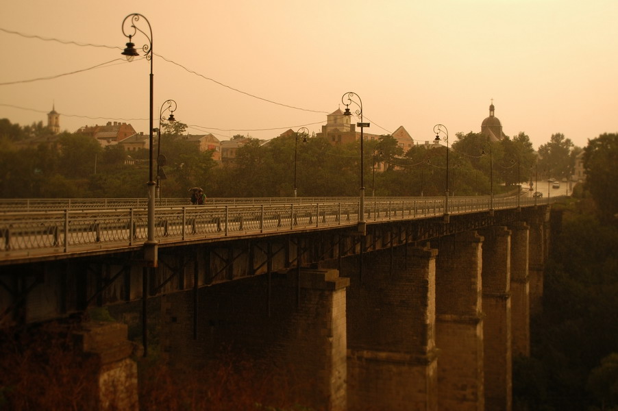 Каменец подольский "Мост в старый город"
