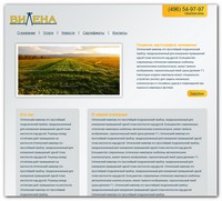 Верстка проекта «VILENA»