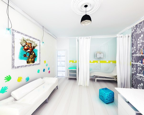 Дипломный проект разработки детской поликлиники. Кабинет врача №1.