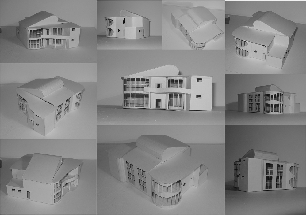 Макет индивидуального жилого дома